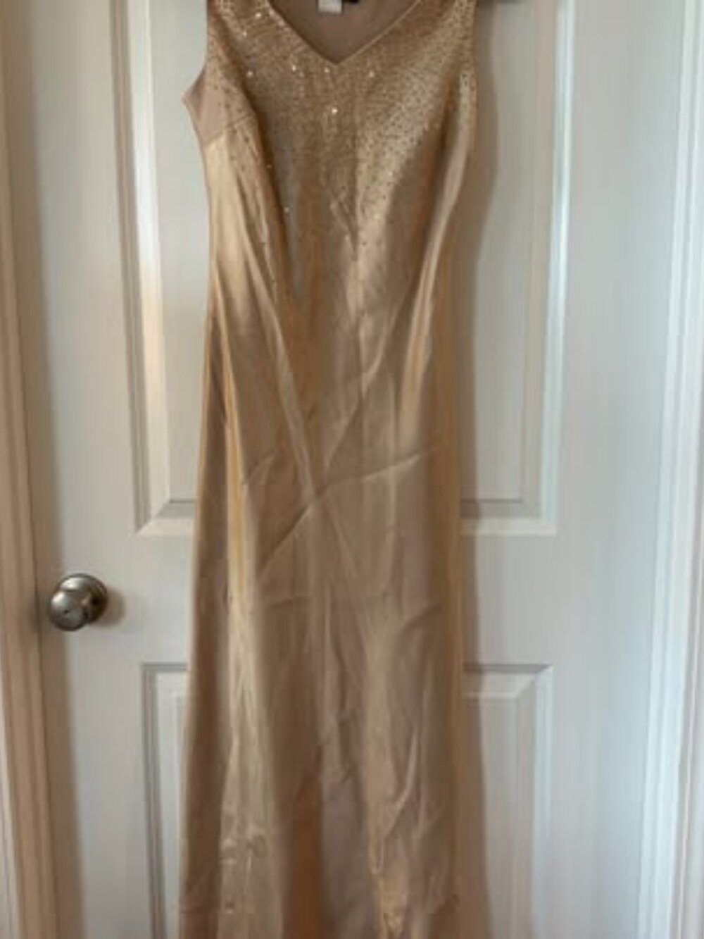 Alex Evenings Gold 2-Piece Dress and Jacket Set Size 8P